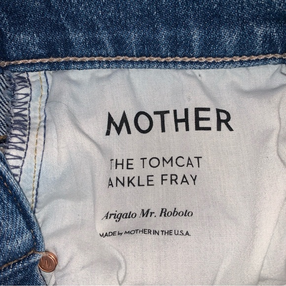 Mother The Tomcat Ankle Fray in Arigato Mr. Roboto Women’s Size 24 Medium Wash - Picture 7 of 14